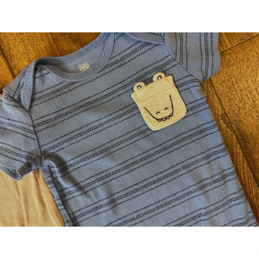Carters Baby Boy Clothes Bodysuits 6 Months Lot Bundle Tee Shirts Short Sleeved